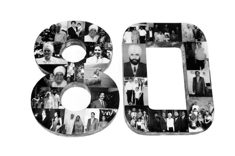 80th Birthday Wedding Anniversary 10th 30th 40th 100th Photo - Etsy
