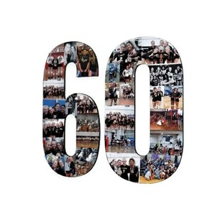 Number 60 Photo Number Collage Picture Frame College 60th Wedding