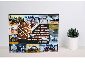 Best Coach Dad Gift \ Greatest Dad Picture Frame \ Thank you Dad \ Dad and Coach \ Best Dad Coach Coach Daddy \ Father's Day Gift Basketball
