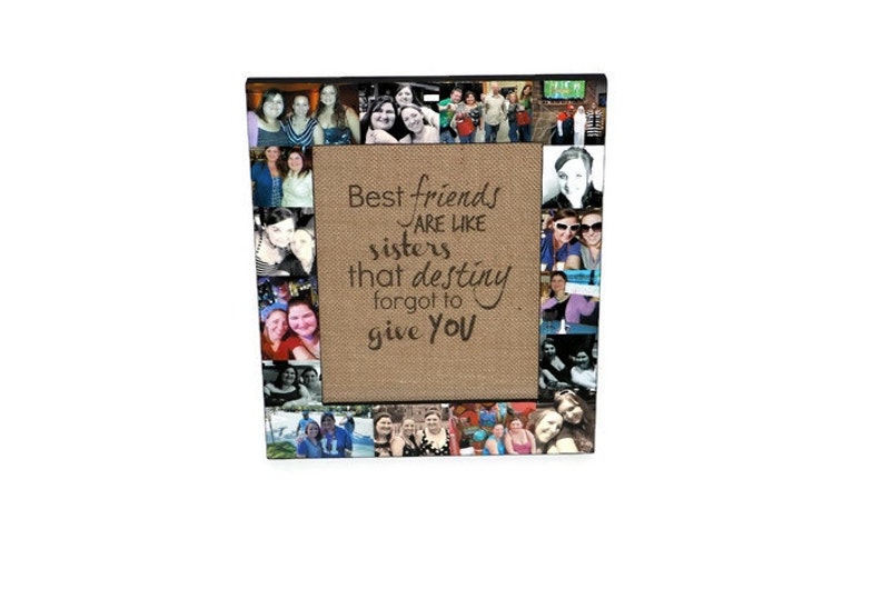 Best Friend Picture Frame Collage Photo Frame College Etsy