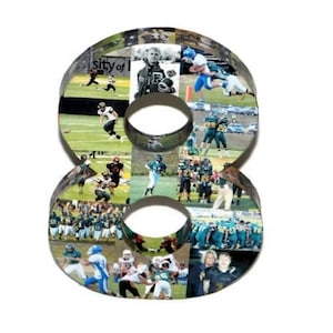 Number 8 | Jersey Number 8 | Last Game Gift | Senior Night Gift | Gift for Senior | Photo Gift for Senior | Last Football game | 2019 2020