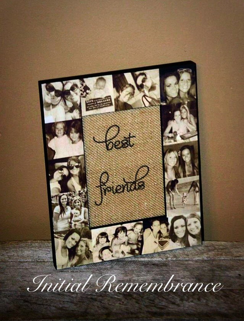 Picture Frame Collage Photo Frame Unique Best Friend Gift Etsy