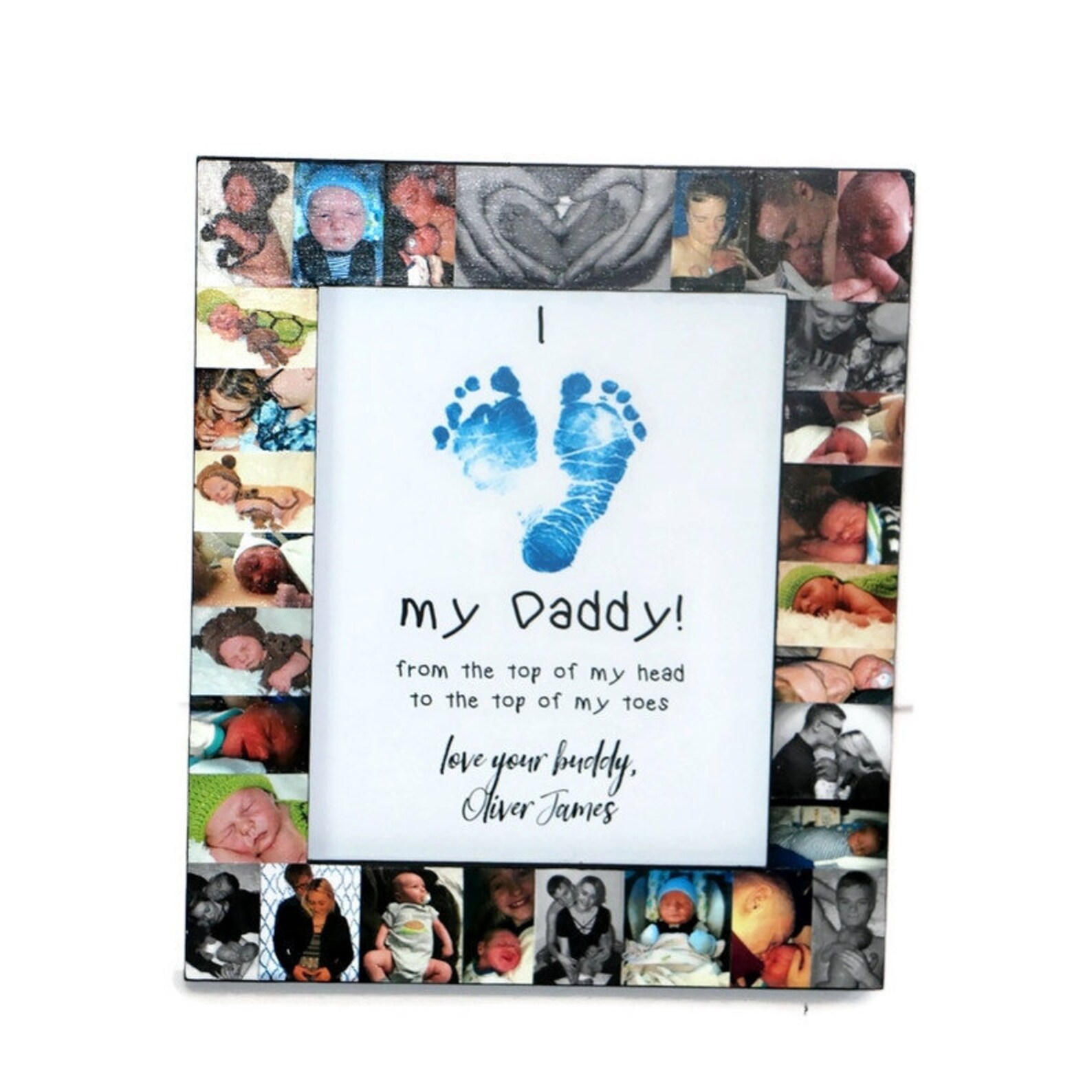 Father's Day Frame I Love My Daddy I Love You Daddy From Etsy
