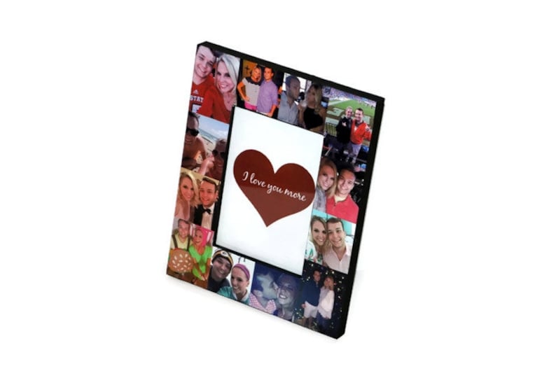 Valentine/'s Day Photo Frame Gift for him Gift for her Picture Frame collage Valentines Day quote Card Valentine Poem boyfriend girlfriend