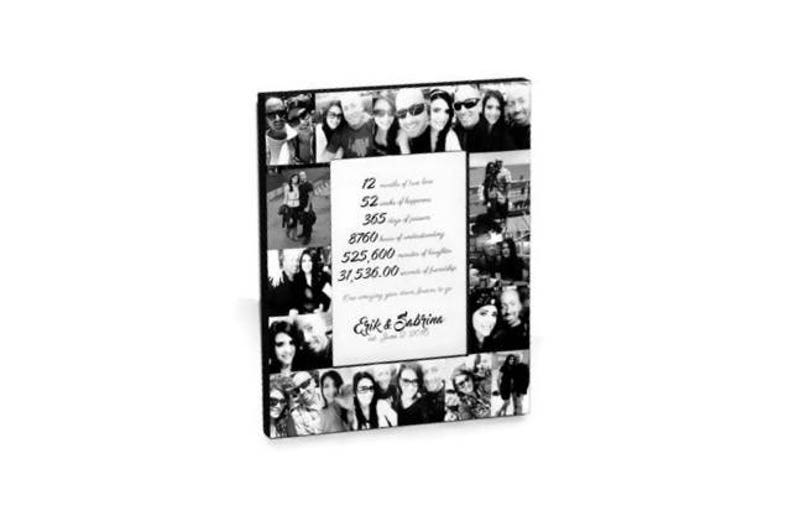 Gift For Her Gift For Him One Year Celebration 1 Yr 12 Mo 365 Days Anniversary Picture Frame Collage Boyfriend Gift Girlfriend Gift Home Decor Frames Displays Poemi Store