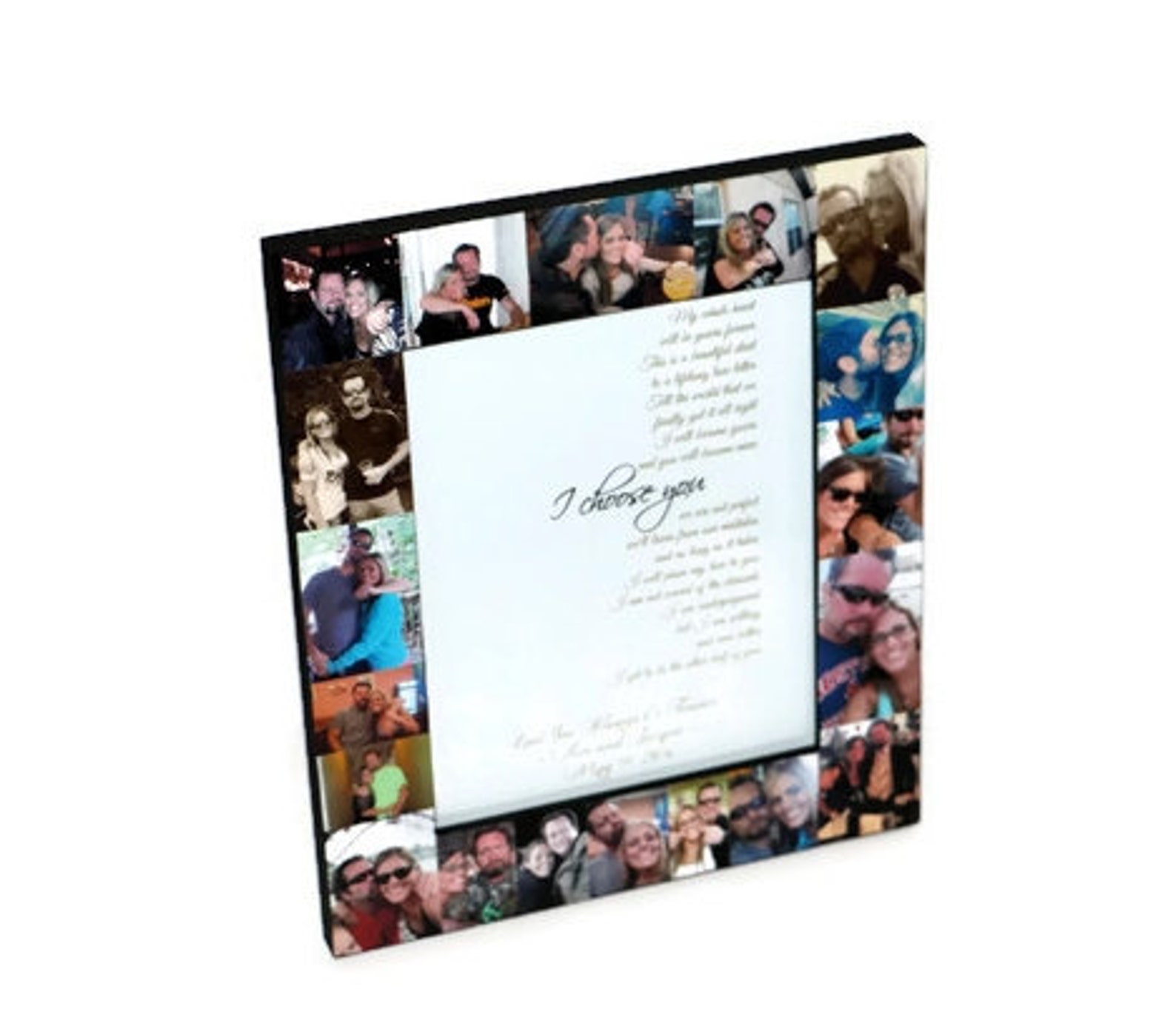 Anniversary Picture Frame Collage Personalized Gift Bridesmaid Etsy