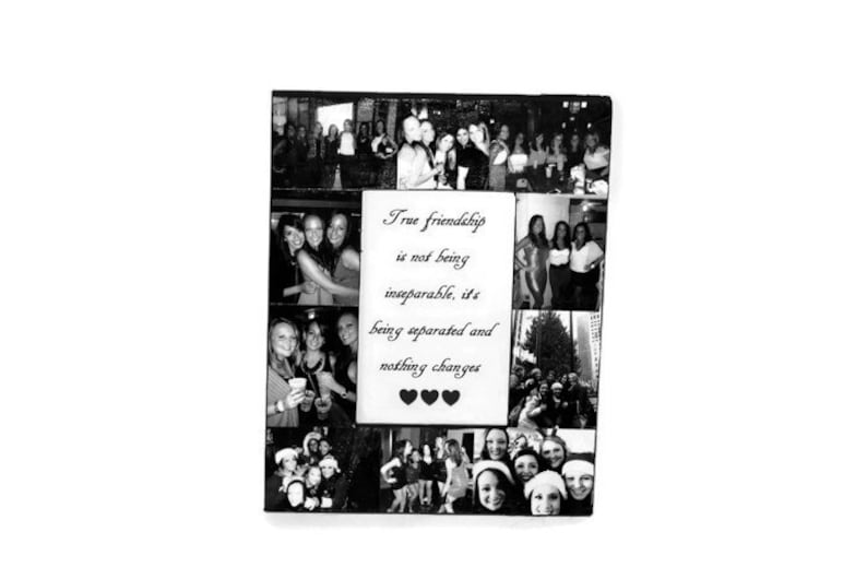 Boyfriend Best Friend Picture Frame Collage Photo Frame College Roomies Off to College Maid of Honor Sister Best Bud Mom Dad Mum Grandmother