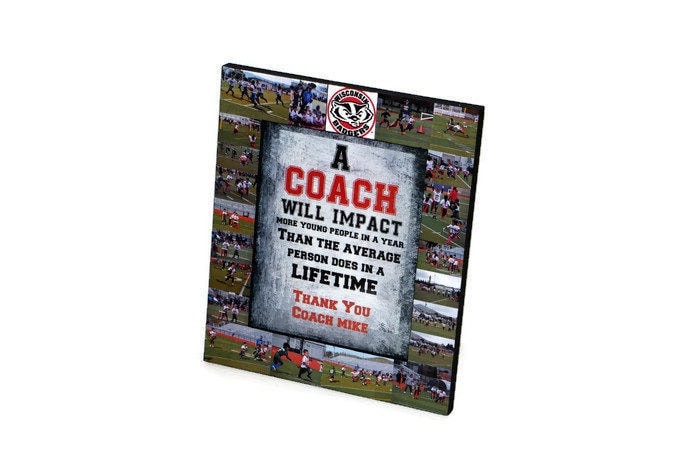 Coach Thank You Gift Football Frame Basketball Coach Thank You Gift Football Frame Basketball Volleyball Cheer Wrestling Soccer Life
