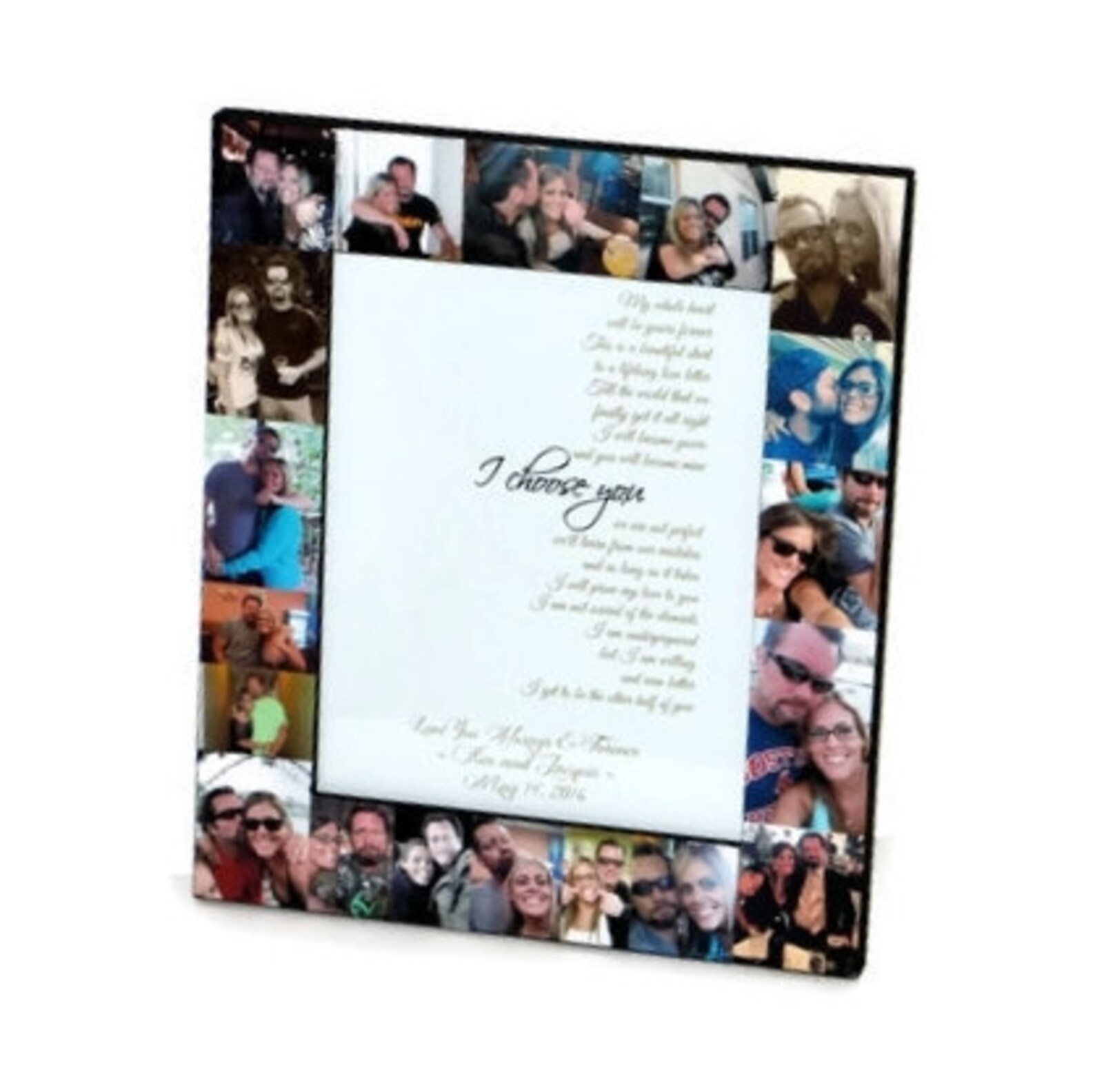 Anniversary Picture Frame Collage Personalized Gift Bridesmaid Etsy