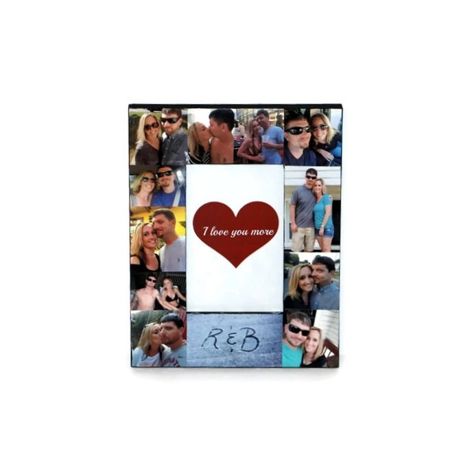 Heart Frame Boyfriend Picture Gift For Him Girlfriend Heart Frame Boyfriend Picture Gift For Him Girlfriend Her Collage Love E Card Poem I You More