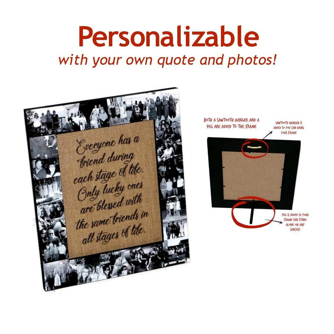 Personalized Best Friends Frame Friendship Frame You Are My Etsy