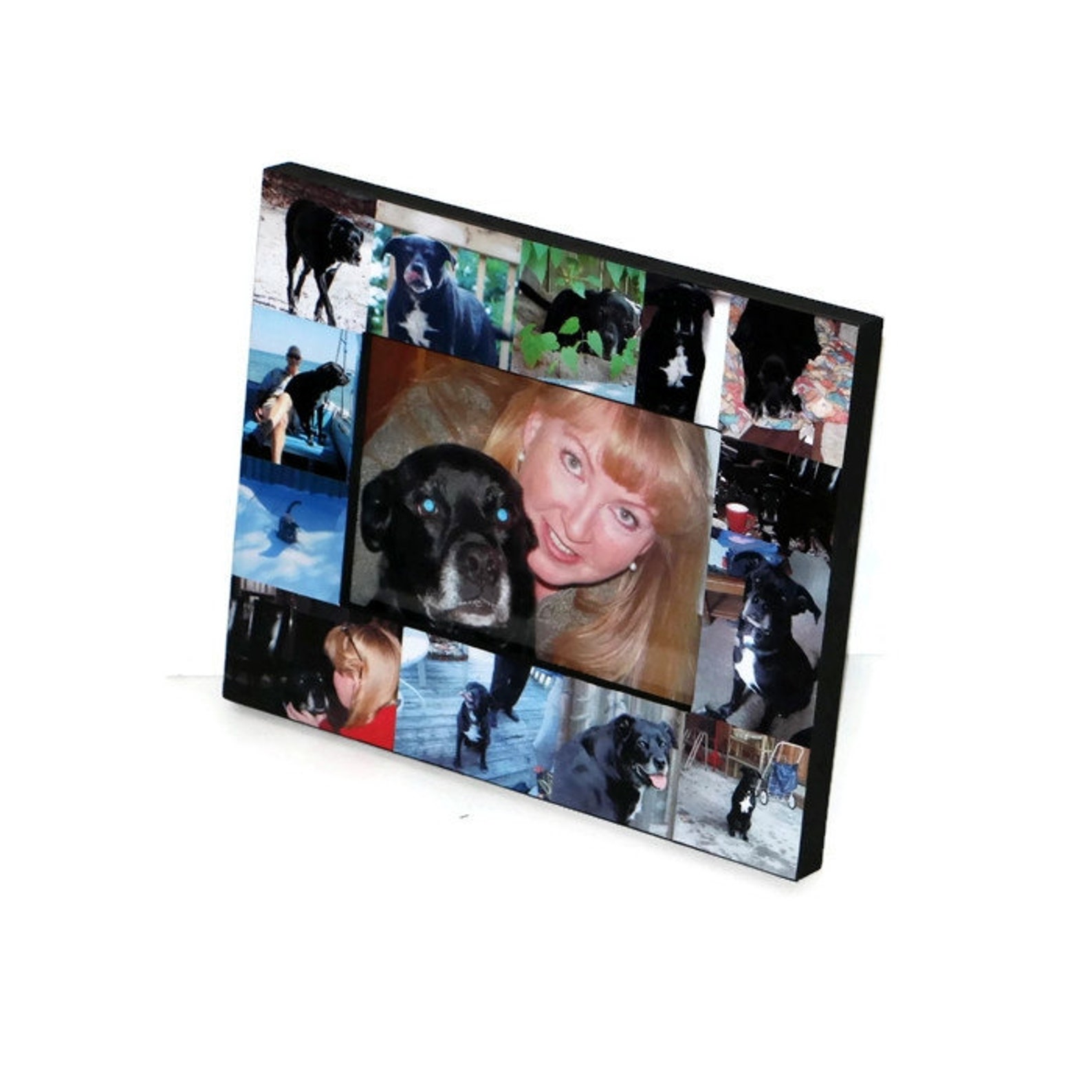 Pet Memorial Collage Pet Frame Personalized Picture In Loving Etsy