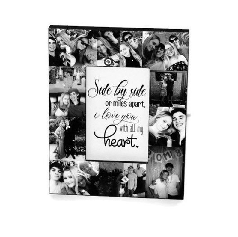 Going off to college gift for Boyfriend To my boyfriend as you leave for college side by side or miles apart I love you with all my heart