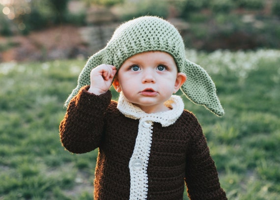 Baby Yoda Star Wars Inspired Newborn Baby Photo Prop Handmade