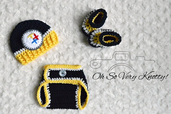 free steelers crochet hat pattern