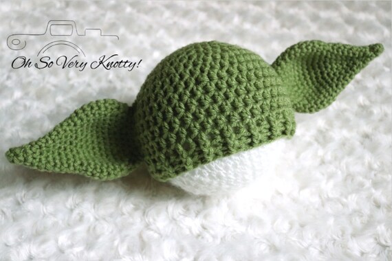 Crochet baby yoda hat and diaper cover pattern sale