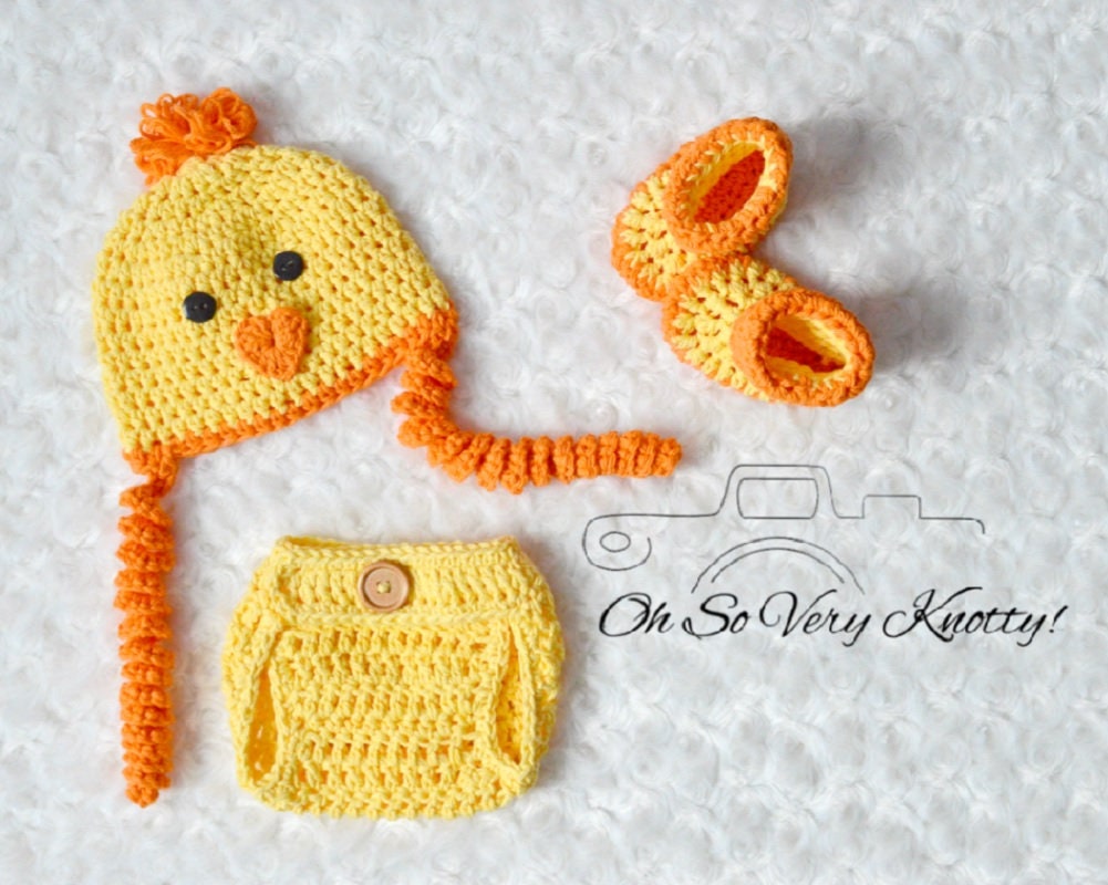 Disfraz De Pollito Para Bebé Recién Nacido – Body De Lana Con Capucha Y Zapatos – Amarillo – 0-18 Meses