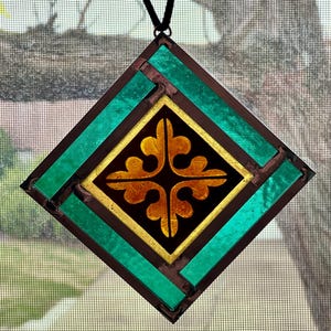 Antique Painted suncatcher