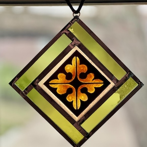 Antique Painted suncatcher