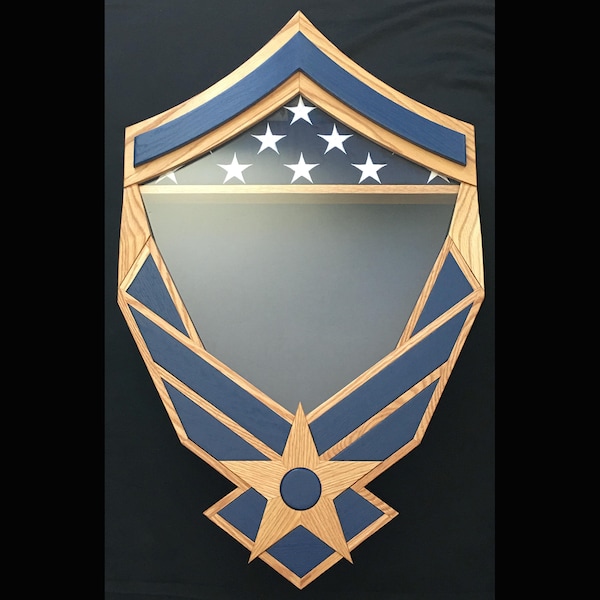 Military Shadow Box Air Force Etsy
