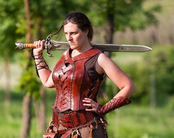 Armor/corset "Juno" - Ladies Leather Armor | Female Armor | Cuirass | Corset