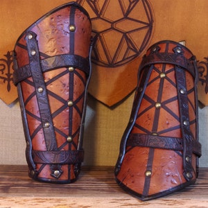 Leather Bracers &quot;Jotunn&quot;