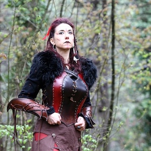 Female armor/corset &quot;Hella&quot; larp cosplay fantasy