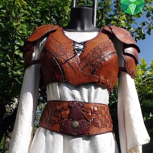 Female viking armor/corset "Sif full set" - Larp Costume Original Character