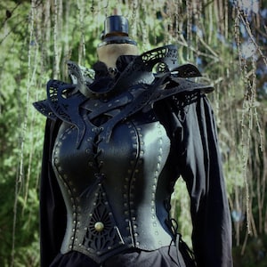 Female armor/corset "Black Artemis"