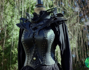 Female armor/corset "Black Artemis"