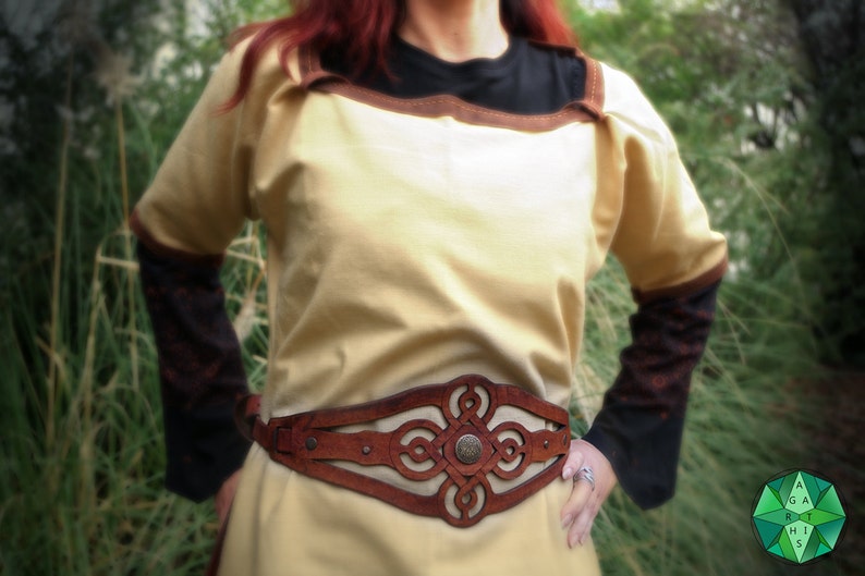 Woman Belt Beltane Larp, pagan, original cosplay image 7