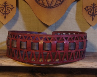 Leather belt &quot;Dorne&quot;