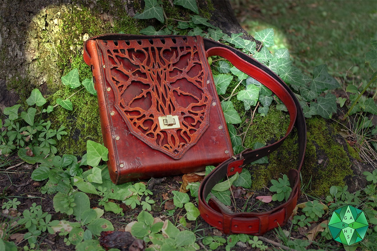 Shoulder Bag oak Fantasy Pagan Original - Etsy