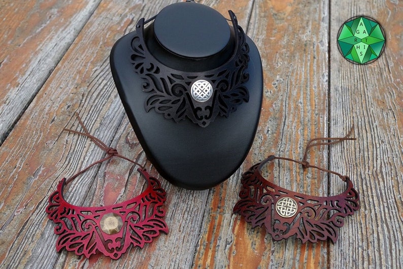 Leather Necklace twine Etsy