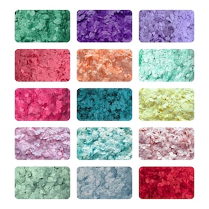 Biodegradable Heart Confetti | Eco-Friendly Tissue Paper Hearts | 34 Colours | Wedding Table Decoration | Handmade in the UK