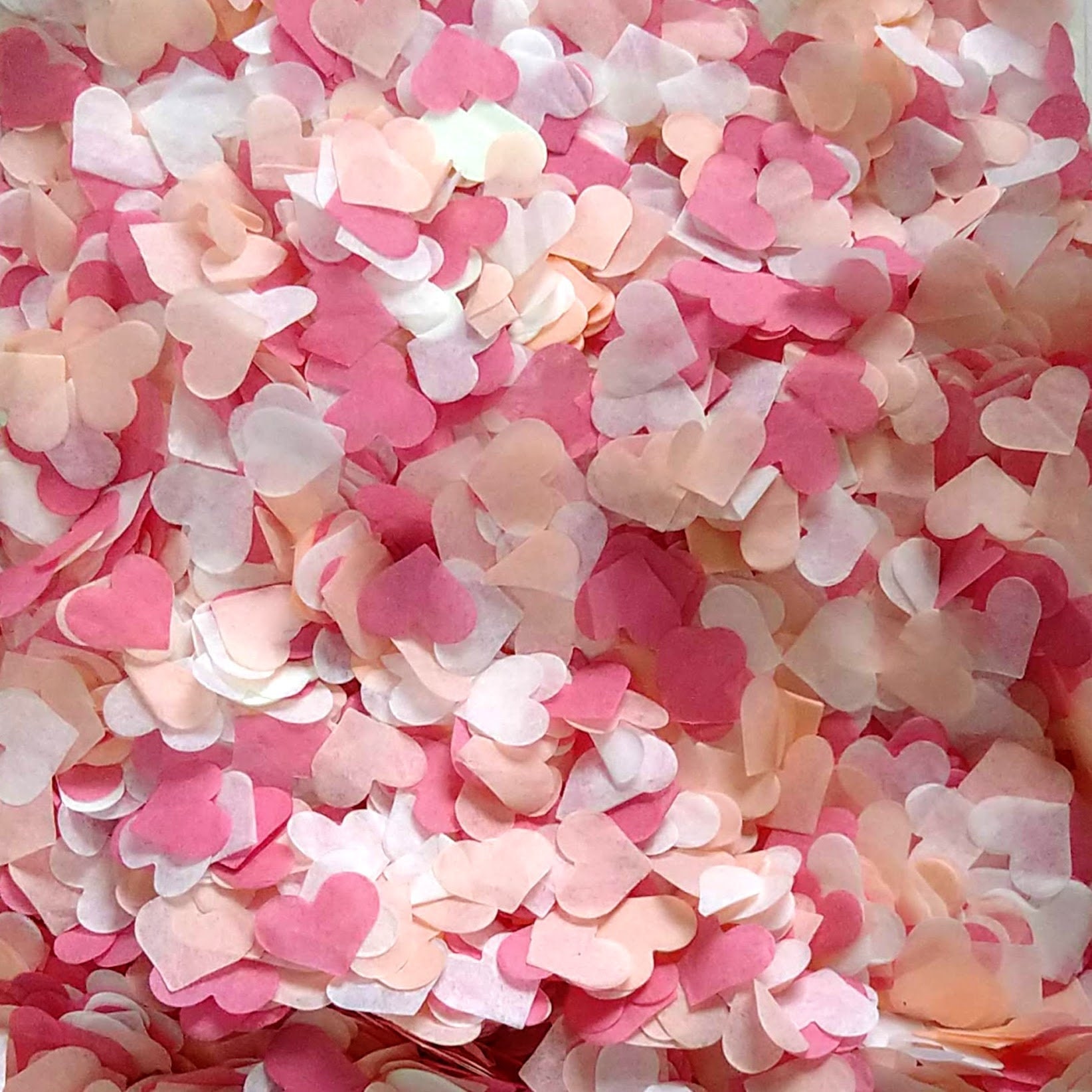 Biodegradable Wedding Confetti Rainbow Eco Friendly Tissue Paper Hearts  Kids Party Table Decoration for Balloons 5 TO 100 HANDFULS 