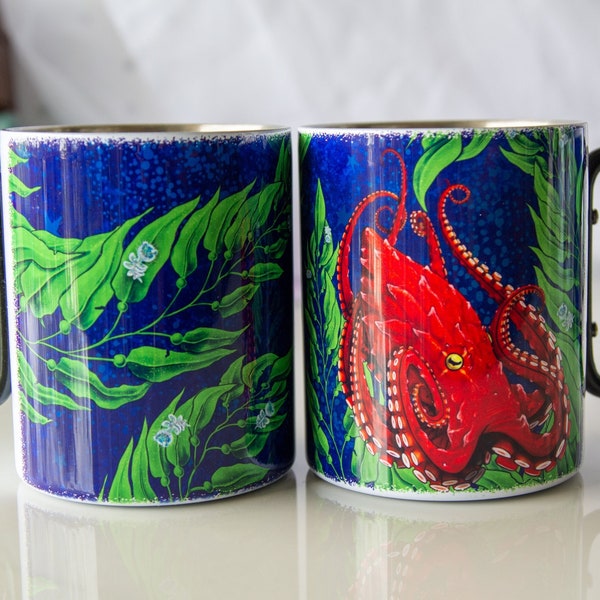 Octopus Travel Mug Etsy