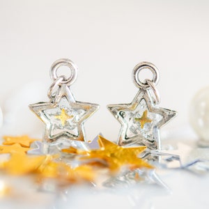 Dainty star threaders, starry earrings, constellations, celestial earrings, celestial jewelry