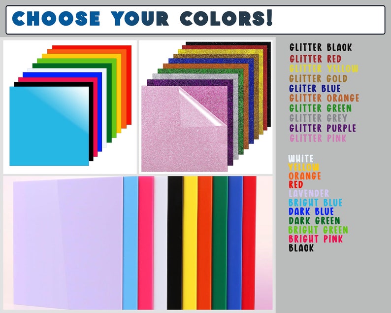 a bunch of different colors of paper on a white background