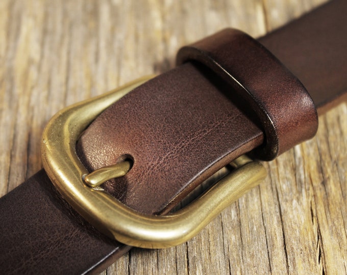 Custom Leather Belt, Brown Leather Belt, Men's Design, Leather Men's Belt, Leather Gift for Men, Leather Belt with Brass Buckle, Art.BC005