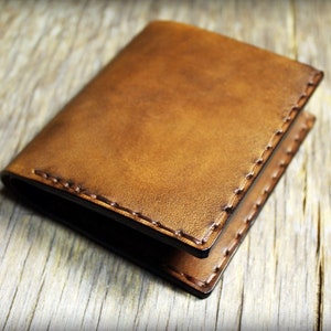 Leather Wallet, Wallet, Mens Wallet, Italian Leather Wallet, Leather Billfold, Handmade Leather Wallet, Gift Wallet For Man, Art.WM033