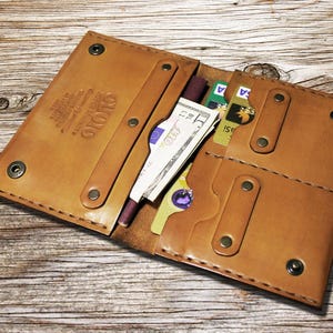 Wallet, Passport Wallet, Made in Italy Leather Wallet, Passport Wallet, Passport Leather Wallet, Unisex leather Wallet, Billfold, Art.WU015