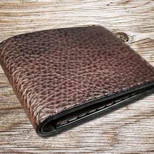 Cartera clásica para hombre, cartera de cuero para hombre, cartera de cuero, cartera de cuero hecha a mano, cartera hecha a mano, cartera hecha en Italia, Art.WM041