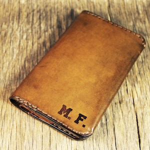 Personalized Italian Leather Wallet: Handmade Unisex Long Wallet