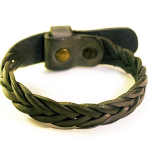 Braccialetto Pelle, Bracciale Uomo, Braccialetto Donna, Bracciale Cuoio Artigianale, Braccialetto Unisex, Bracciale Fatto a Mano, Art.BRU022
