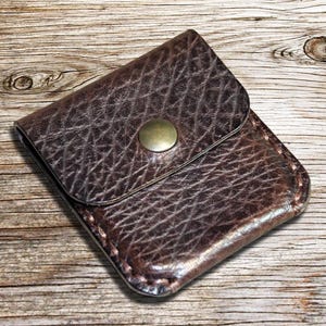 Monedero de cuero, Monedero, Monedas, Monedero de cuero, Monedero de cuero, Monedero de cuero, Idea de regalo de cuero pequeña, Art.MISC059
