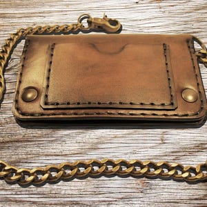 Biker Wallet, Mens Chain Wallet, Leather Wallet, Man Wallet, Mens Leather Wallet, Men's Chain Wallet, Italian Leather Wallet, Art.WM025