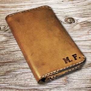 Unisex Wallet, Mens Leather Wallet, Men Wallet, Handmade Leather Wallet, Italian Leather Wallet, Personalized Custom Wallet, Art.WM049