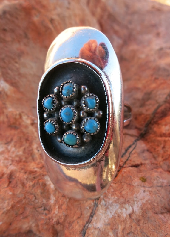 zuni shadow box ring Gem