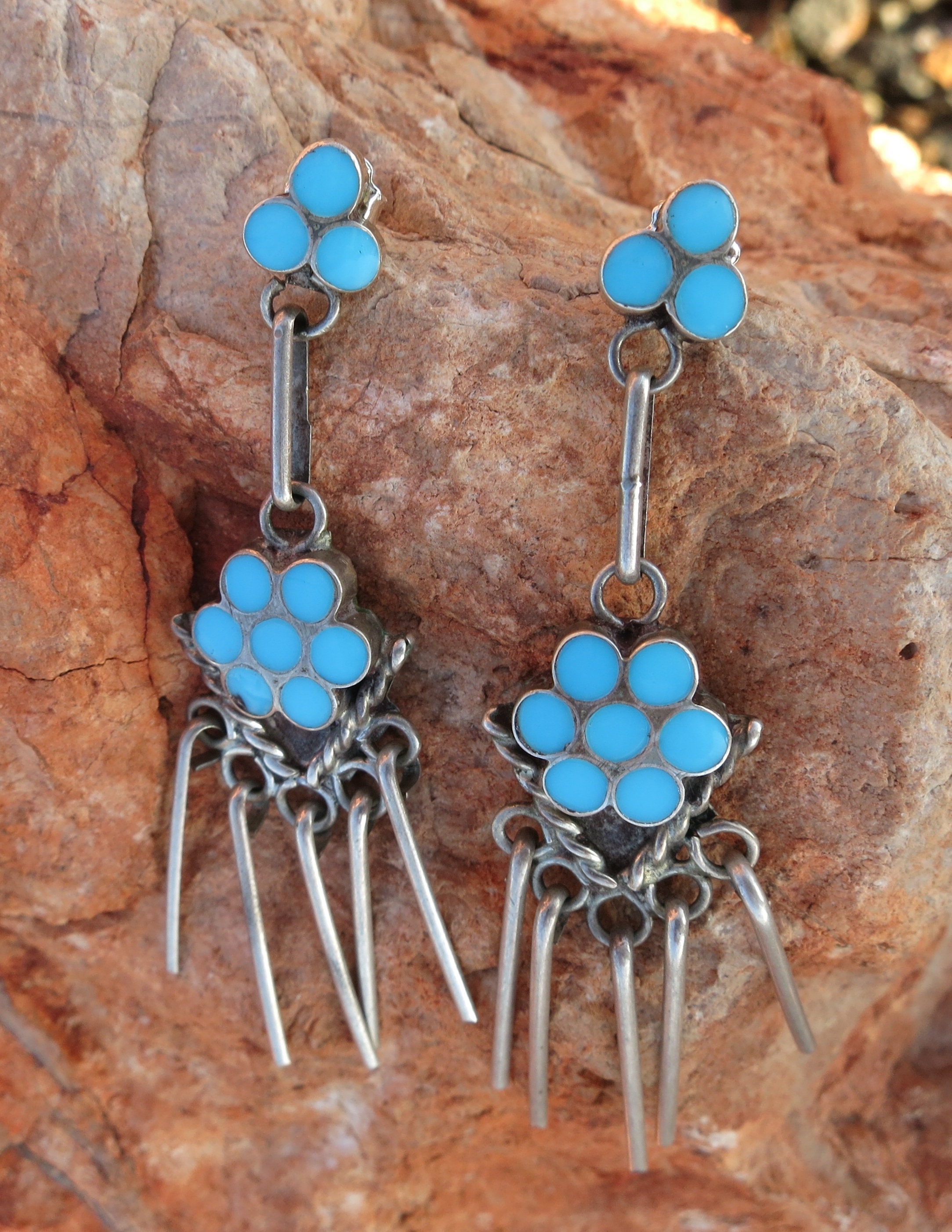 Zuni 2024 turquoise earrings